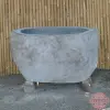 Product image 2 of the product “Riverstone basin, natural surface, polished inside. Dia approx 91-100. Height 61-70 ”